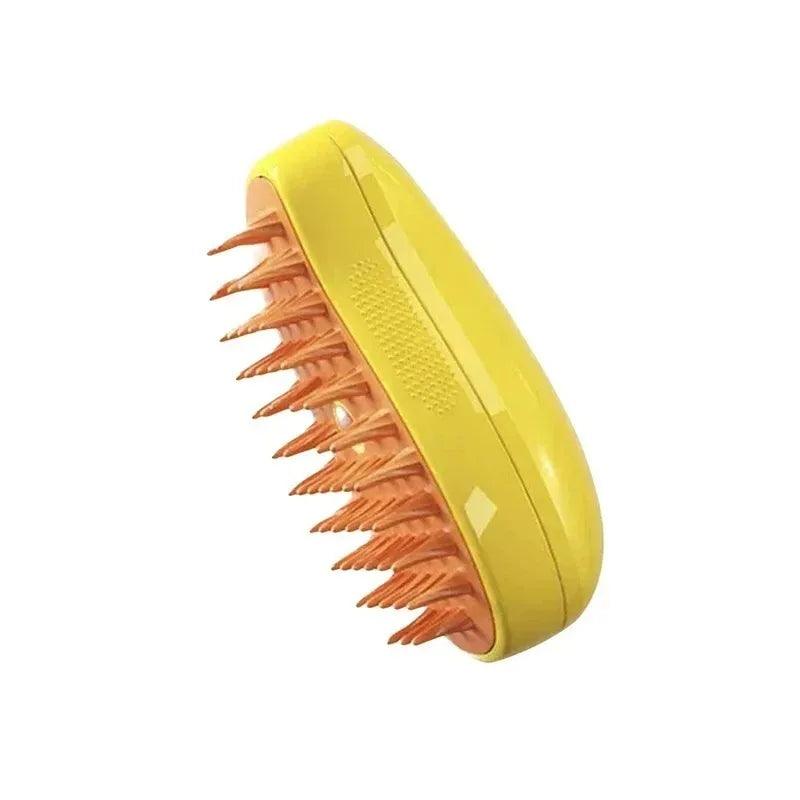 Ultimate 3-in-1 Pet Grooming Brush: Electric Steam Cleaner, Massage Comb & Hair Remover for Cats and Dogs - FureverPawPrint