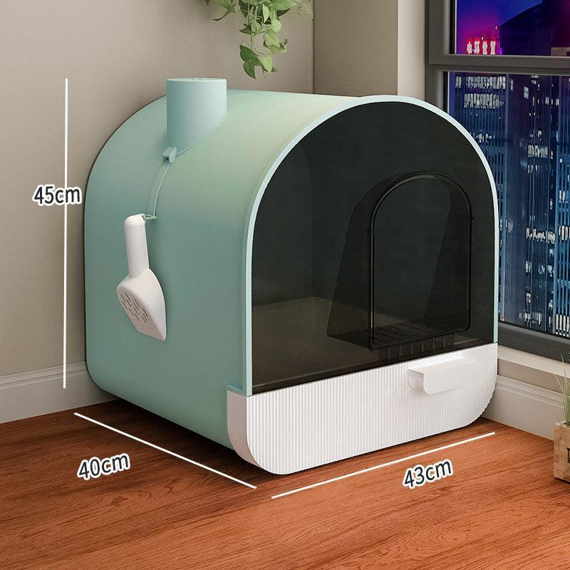 Revolutionary Odor-Free Enclosed Cat Litter Box with Innovative Smart Features - FureverPawPrint