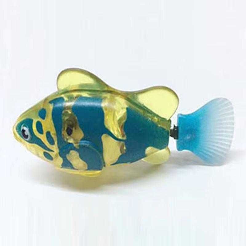 Interactive Electric Swimming Fish Toy for Cats and Dogs - LED Light Water Play Pet Toy - FureverPawPrint