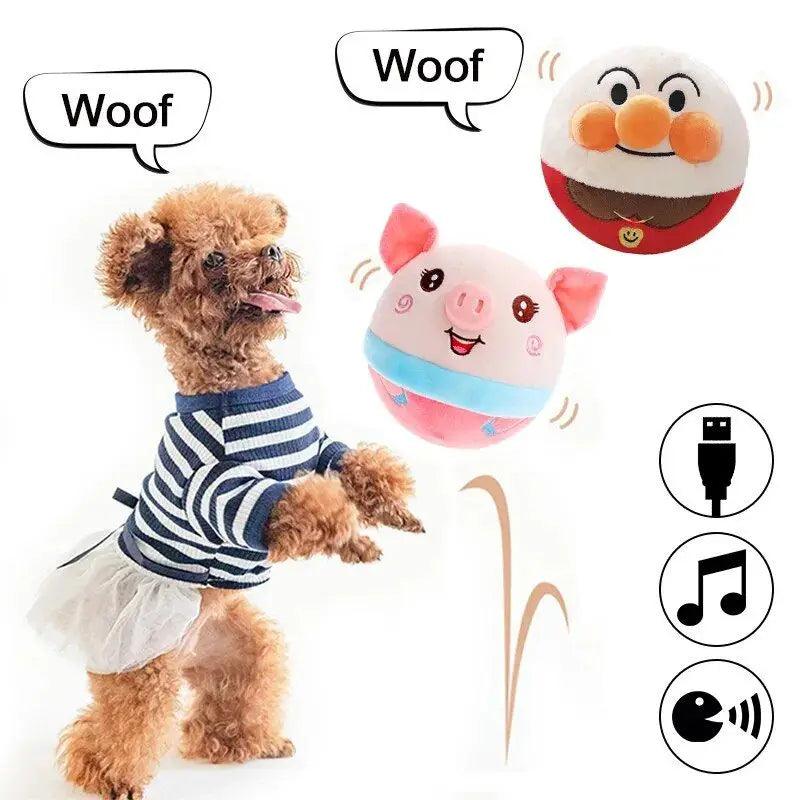 Interactive Electric Plush Bouncing Cat Toy - Automatic Self-Moving Kitten Fun for Indoor Play - FureverPawPrint