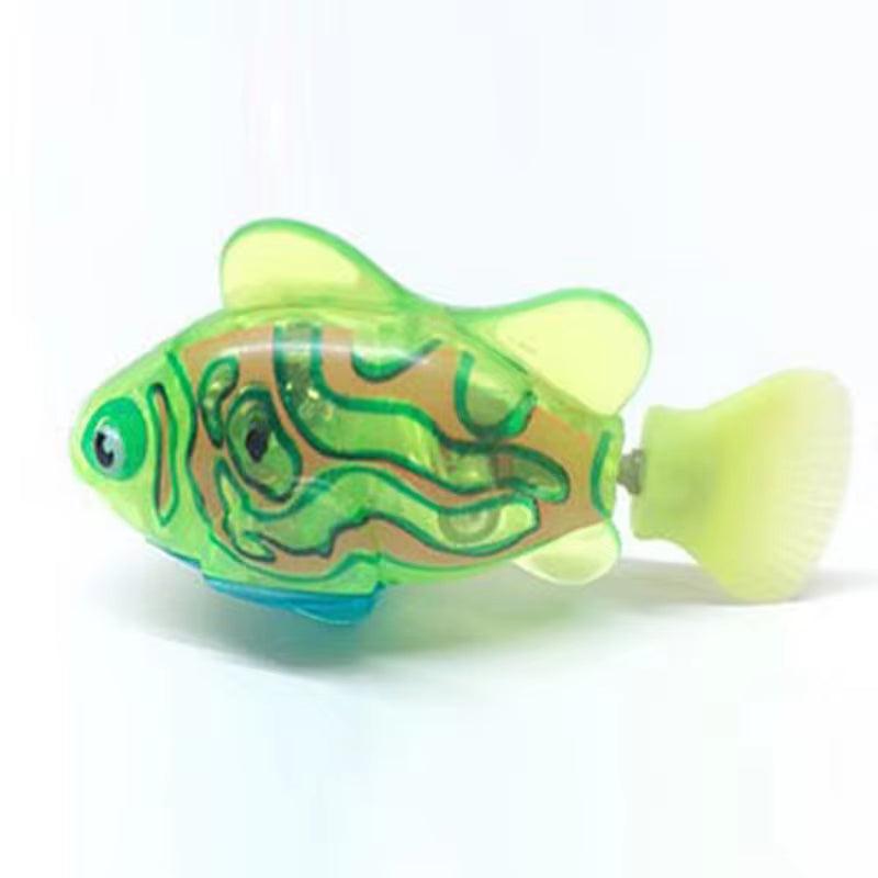 Interactive Electric Swimming Fish Toy for Cats and Dogs - LED Light Water Play Pet Toy - FureverPawPrint