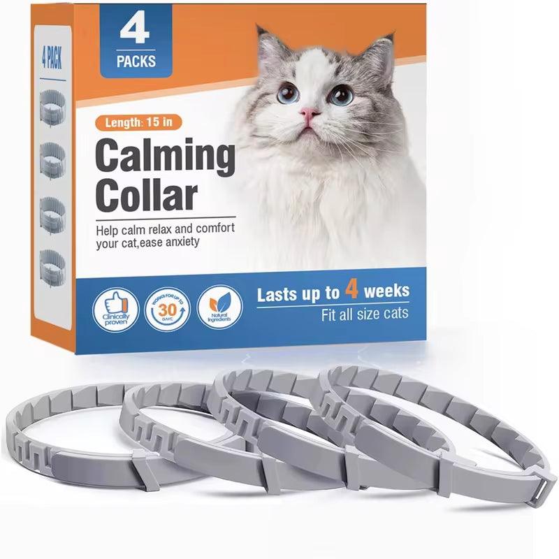 Calming Pheromone Collars for Dogs and Cats - Adjustable & Comfortable Anxiety Relief for Puppies, Kittens, and Large Dogs - FureverPawPrint