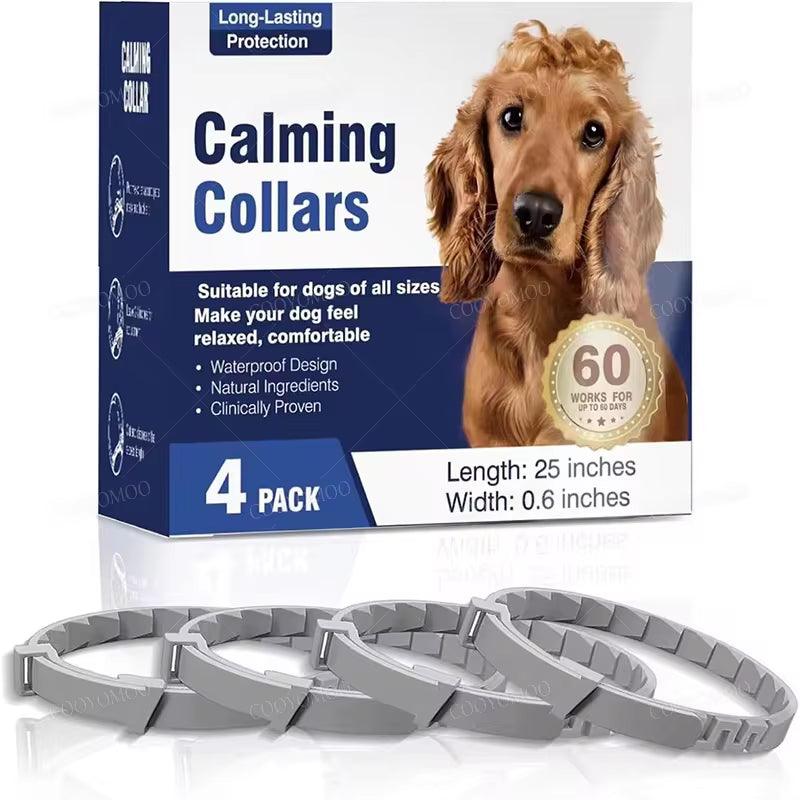 Calming Pheromone Collars for Dogs and Cats - Adjustable & Comfortable Anxiety Relief for Puppies, Kittens, and Large Dogs - FureverPawPrint