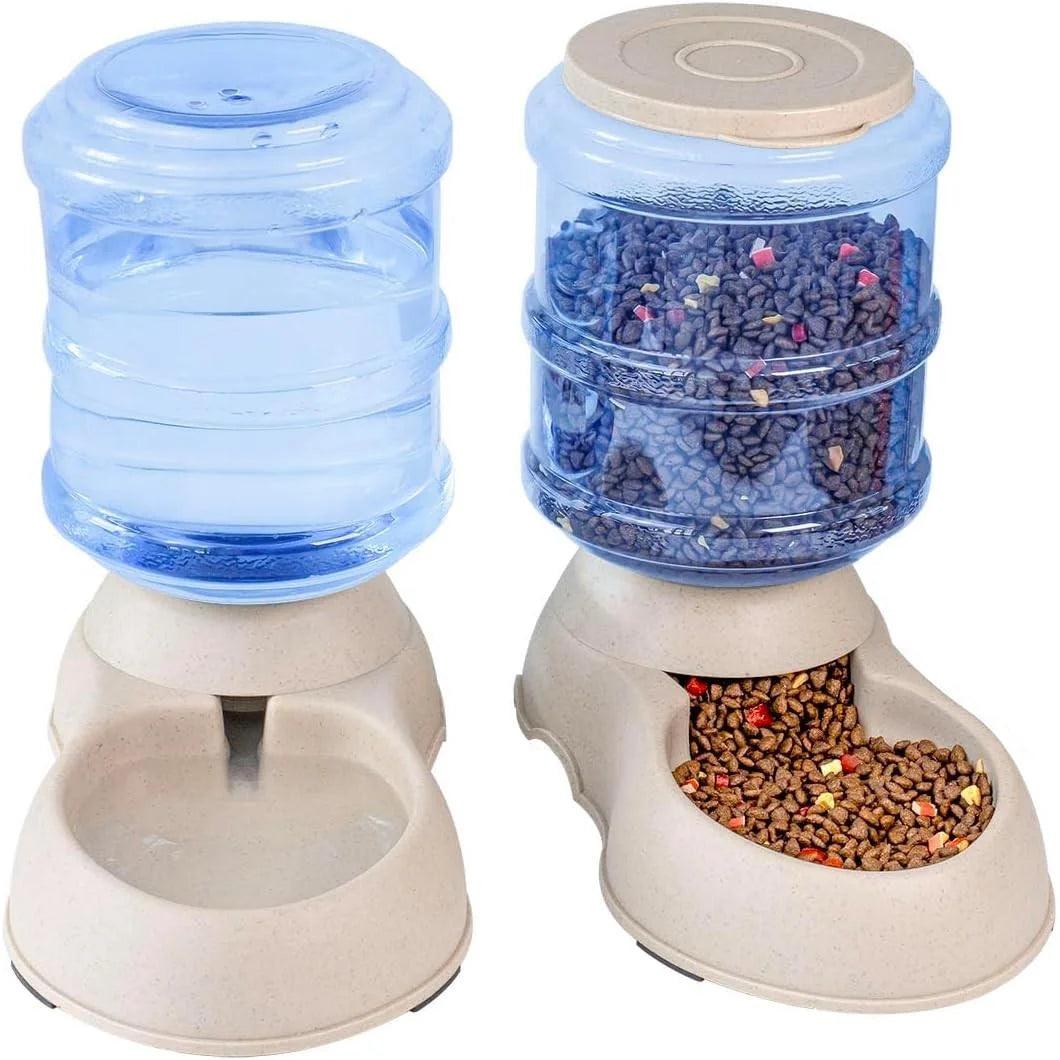 Automatic 3.75L Pet Feeder & Water Dispenser - Detachable Design for Cats and Dogs - FureverPawPrint