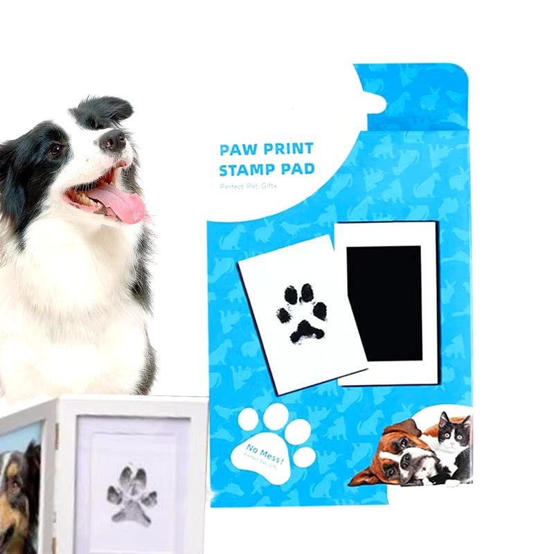 Ink Pad for Dog Paw Prints Dog Nose Print Kit DIY Keepsake Pawprint Maker Clean Touch Printing Kit Frame Accessories - FureverPawPrint