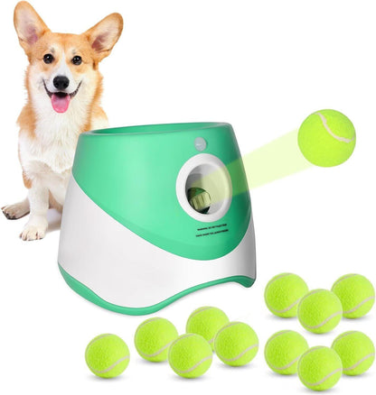 Interactive Automatic Dog Ball Launcher - Ultimate Tennis Toy for Endless Fun! - FureverPawPrint