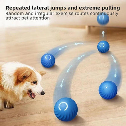 Interactive Smart Jumping Ball - Electric Gravity Sensor Toy for Cats and Dogs - FureverPawPrint