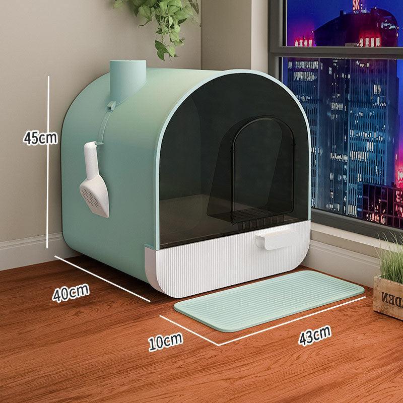 Revolutionary Odor-Free Enclosed Cat Litter Box with Innovative Smart Features - FureverPawPrint