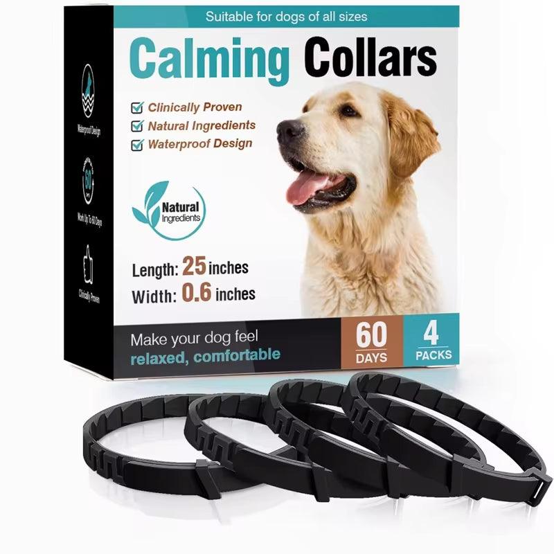 Calming Pheromone Collars for Dogs and Cats - Adjustable & Comfortable Anxiety Relief for Puppies, Kittens, and Large Dogs - FureverPawPrint