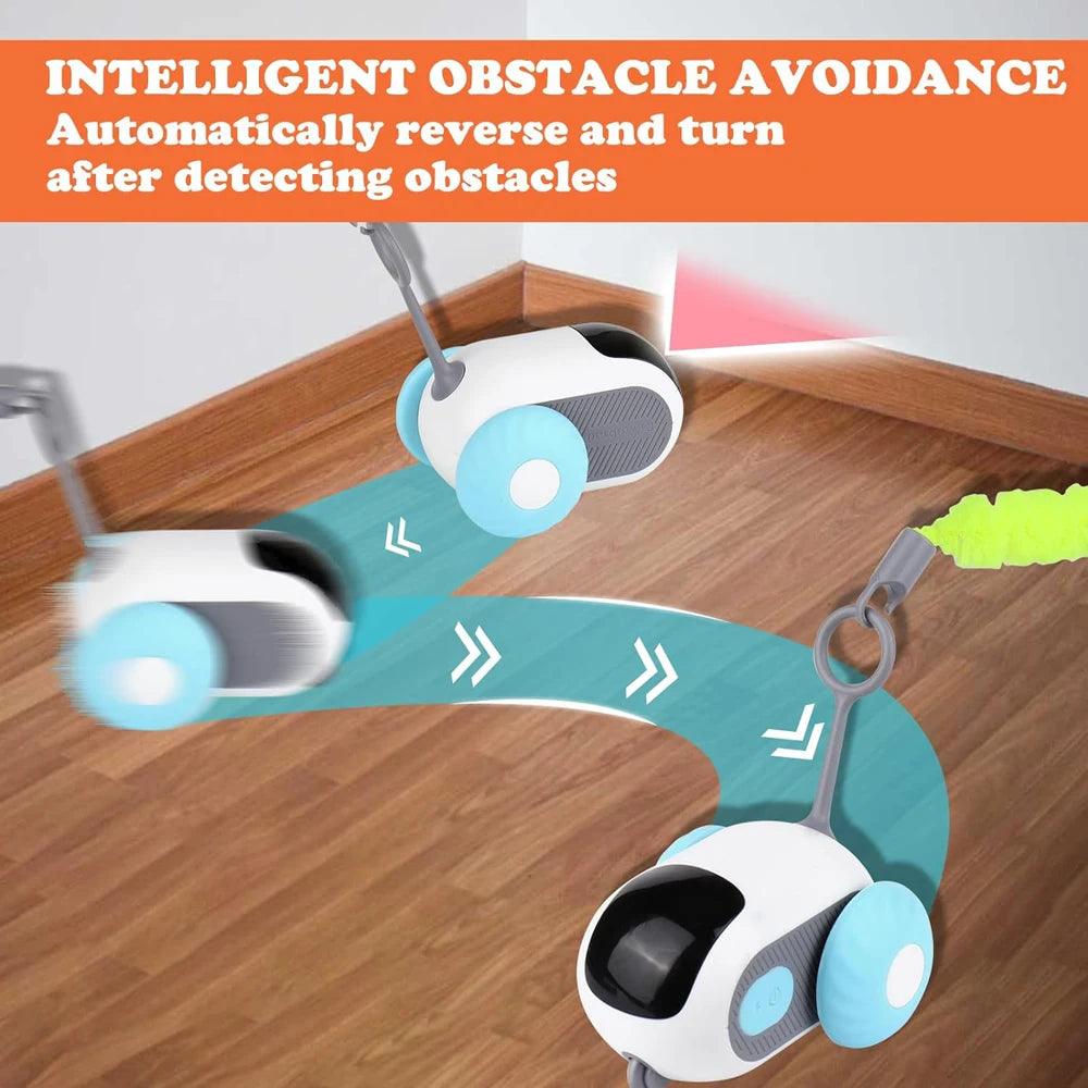 Interactive Smart Cat Toy - 2 Modes Remote Control Moving Car for Fun Pet Training and Playtime - FureverPawPrint